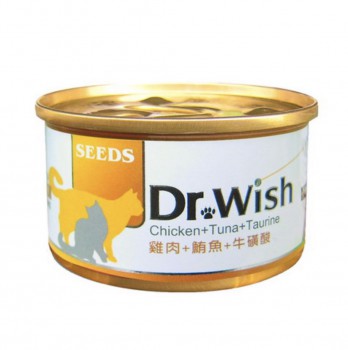Dr Wish營養慕絲-雞肉+鮪魚+牛黃酸 85g