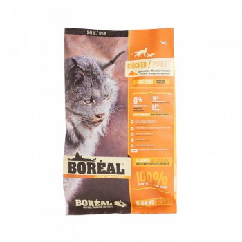 Boreal 無穀物全貓雞鮮肉配方12磅