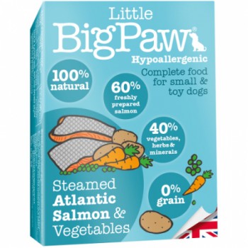 Little Big Paw 傳統三文魚、蔬菜主食餐盒[MOUSSE&91;[犬用&91; 150G (LBP008)