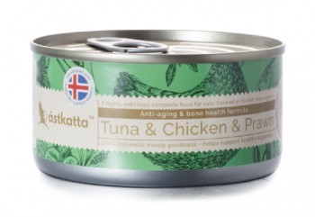 Astkatta Tuna & Chicken & Prawn 白鰹吞拿雞肉白蝦抗衰老及骨骼健康保健主食罐170g