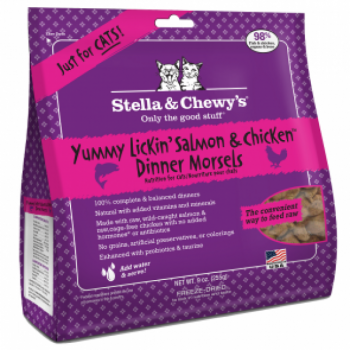 Stella & Chewy's - 雞+三文魚 貓咪凍乾生肉主糧8oz