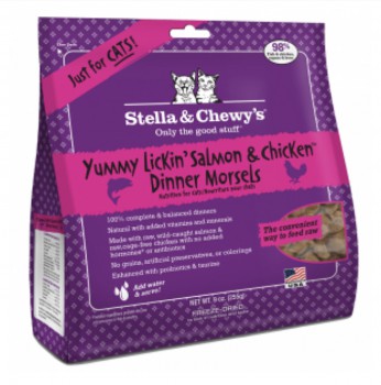 Stella & Chewy's - 雞+三文魚 貓咪凍乾生肉主糧18oz