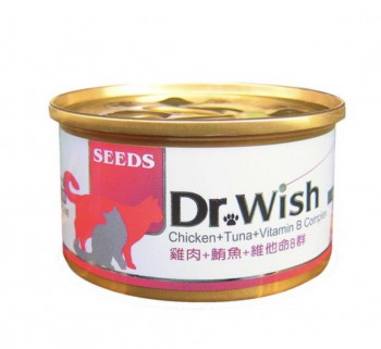 Dr Wish營養慕絲-鮪魚+雞肉+維他命B群 85g