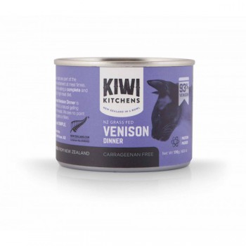 Kiwi Kitchens 無穀物93%純鹿肉貓罐頭 170G