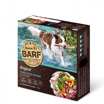 Dr. B 急凍四寶 (牛、羊、豬、雞) +蔬菜狗糧 6lb x4盒優惠 