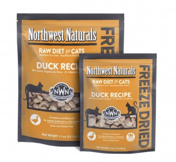 Northwest Naturals 貓隻系列脫水冷凍乾糧 - 鴨肉311g