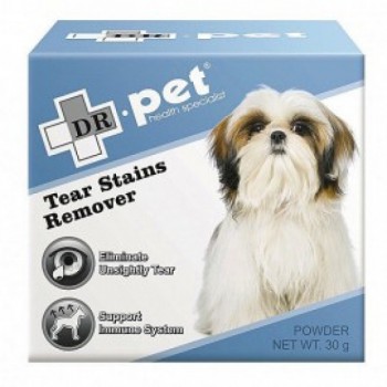 Dr.pet Tear Stains Remover Powder(for Cats and Dogs) 淚痕強效配方(粉劑)(犬貓用) -30g