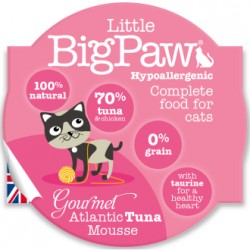 Little Big Paw 傳統大西洋吞拿魚貓餐盒 mousse 原盒8個優惠 (平均每盒$12,9) (LBP006x8)