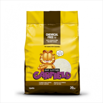 Garfield Cat Litter-加菲貓凝結貓砂-幼顆粒不可沖廁 白雲石+玉米+木薯 20Lb