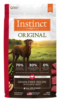 Nature's Variety Instinct無穀物牛肉犬用糧20磅
