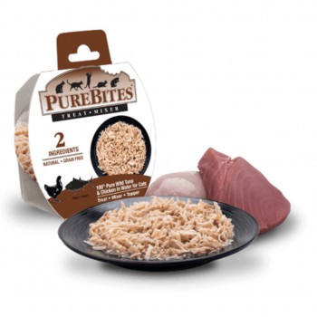 Purebites野生純吞拿魚加雞胸肉貓餐盒50g