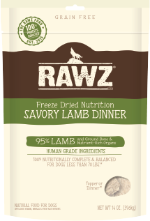 RAWZ 無穀物凍乾狗糧 羊肉配方 14oz x 2包優惠
