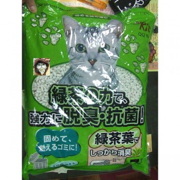 QQ Kit 綠茶味紙貓砂 7L