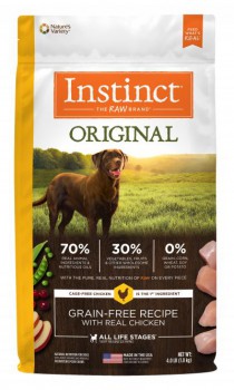 Nature's Variety Instinct無穀物雞肉配方犬用糧22.5磅