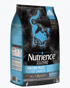 Nutrience 紐翠斯 Sub Zero–無穀物七種魚全貓配方 (生肉粒配方)5kg (11lb)