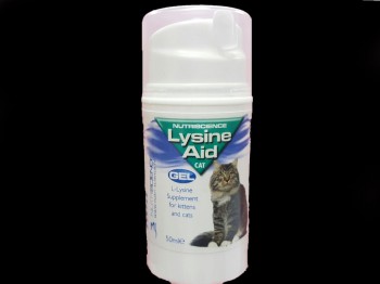 Ecuphar Lysine Aid 科盾 (比利時) 貓用 賴安酸 營養補 充凝膠 (50ml)