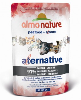Almo Nature Alternative 沙丁魚 濕貓糧 55g