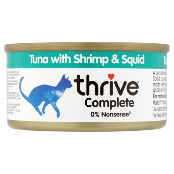 Thrive 脆樂芙 complete 100% - 吞拿魚+蝦+墨魚 (75g) 