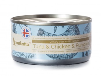 Astkatta Tuna & Chicken & Pumpkin 吞拿魚雞肉南瓜泌尿友善系列保健主食罐170g