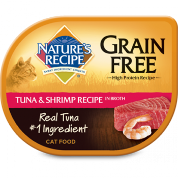 Nature's Recipe 無穀物 吞拿魚蝦肉湯罐頭 78g