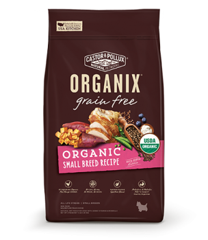 ORGANIX 無穀物全犬糧 – 有機小型犬配方 10lb