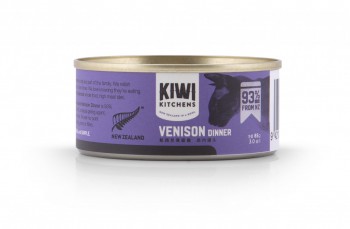 Kiwi Kitchens 無穀物93%純鹿肉貓罐頭 85G 