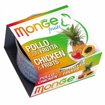 Monge 鮮果罐 - 雞肉+雜果 80g