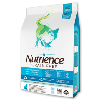 Nutrience 紐翠斯天然無穀物7種魚全貓配方 5kg (11lb)  (藍白)