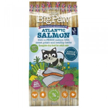 英國 Little Big Paw 全齡貓無穀糧-大西洋鮭魚 1.5kg (LBP101)
