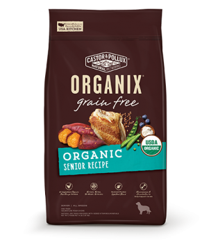 ORGANIX 無穀物犬糧 – 有機年老犬配方 10lb