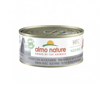 Almo Nature 吞拿魚+白飯魚 貓罐頭 150g