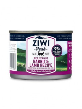 ZiwiPeak 兔肉+羊肉配方貓罐頭185g